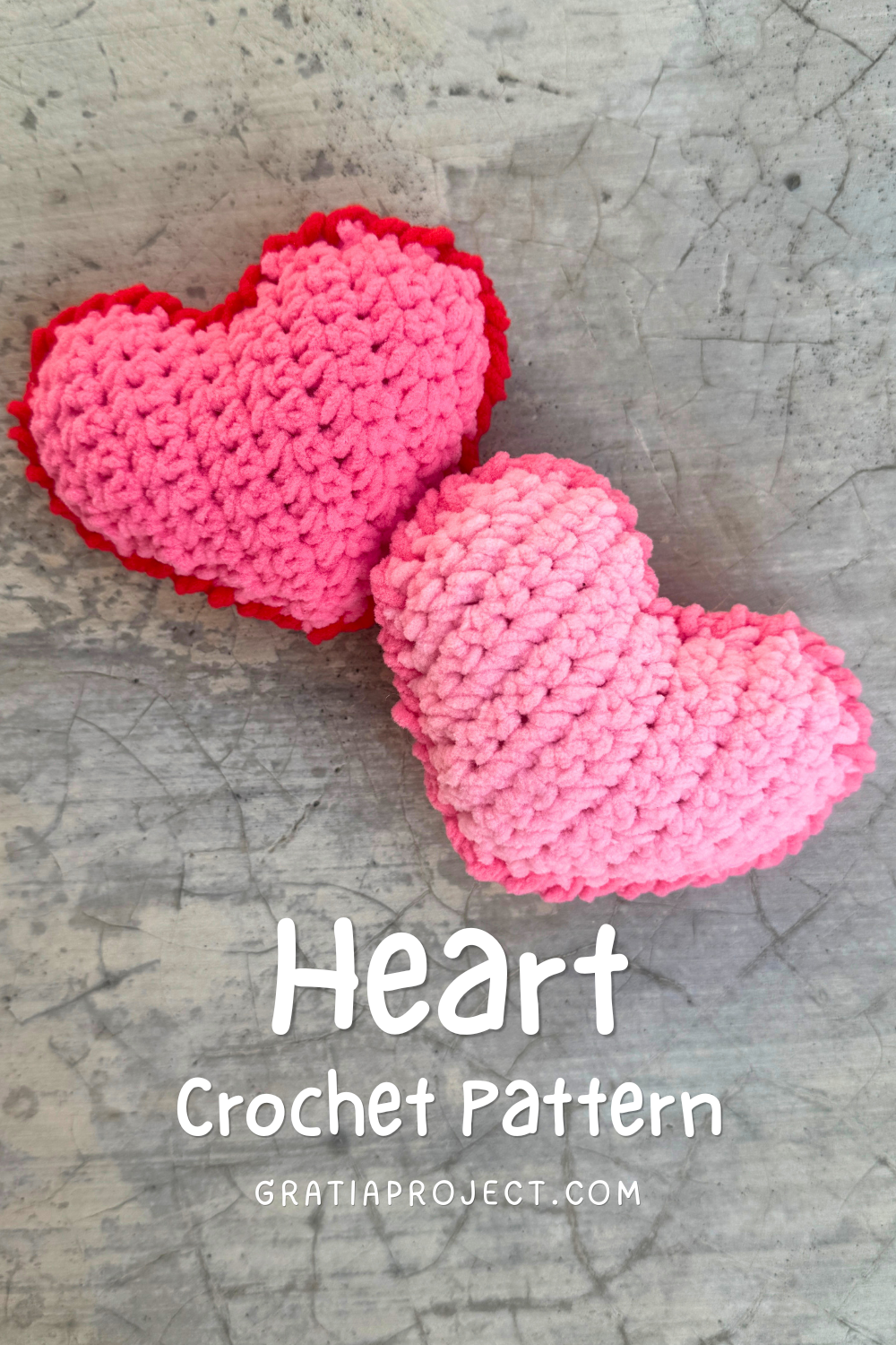 puffy heart crochet pattern